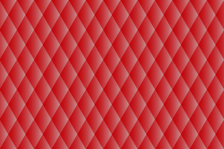 Red triangular seamless pattern. Bright geometric vector background. Decorative backdrop. Easy to edit design template for your artworks.のイラスト素材