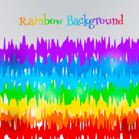 Rainbow abstract color image illustrationのイラスト素材