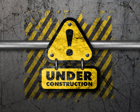 under construction の写真素材