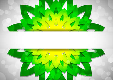 background with ornaments and place for text のイラスト素材