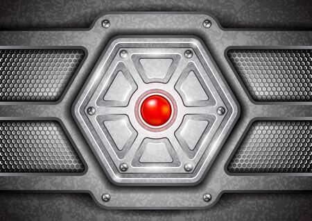 Abstract metal background  Vector illustration のイラスト素材