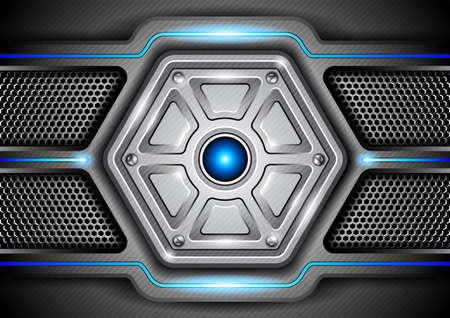 Abstract metal background  Vector illustrationのイラスト素材