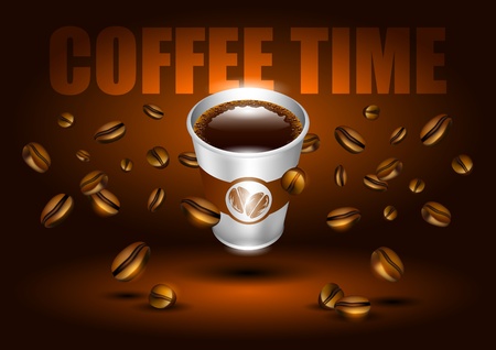 coffee timeのイラスト素材