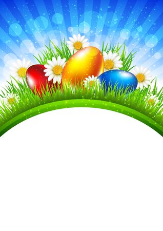 Easter background のイラスト素材