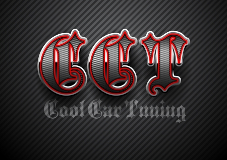 Cool car tuningのイラスト素材