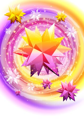 Abstract background with geometric shapesのイラスト素材