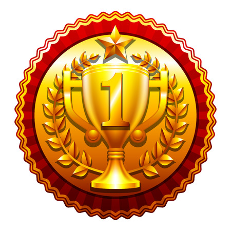 Gold Awardのイラスト素材