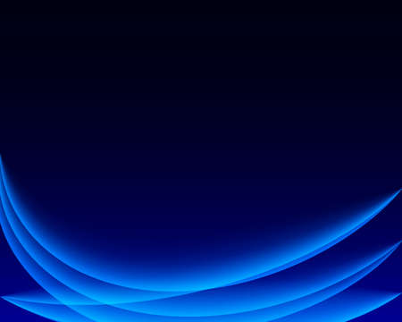 Abstract blue wavy vector background.のイラスト素材