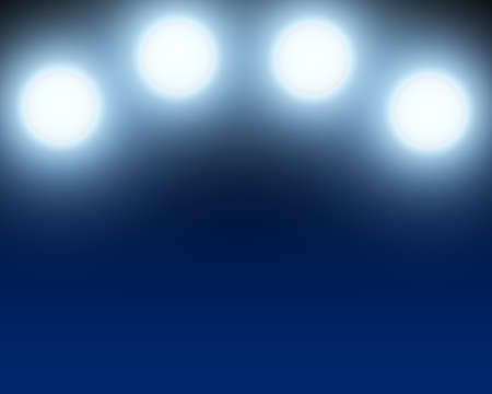 Blue abstract spotlight background.の写真素材