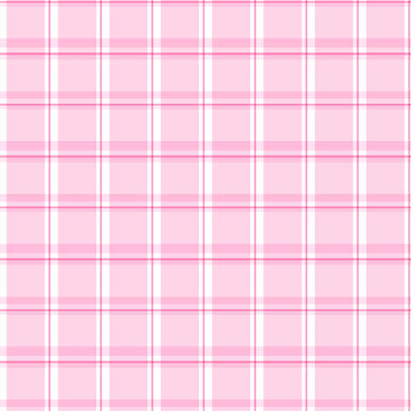 Pink plaid seamless pattern.のイラスト素材
