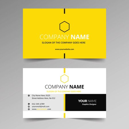 Creative Business Card Template Designのイラスト素材