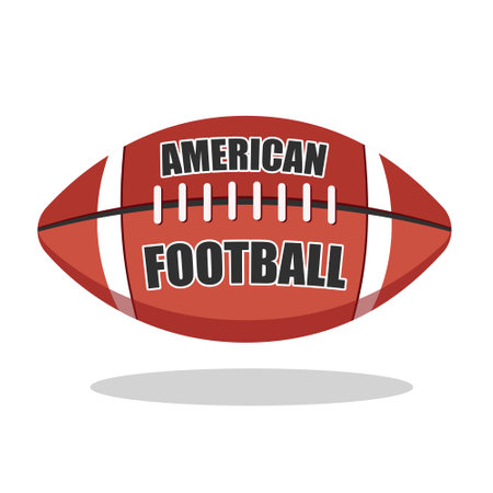American football Vector Clipart, Rugby Colorful Vector, Rugby illustration, American football Clipart, Football Clipart, Sports illustration, American Ball, Game vectorのイラスト素材