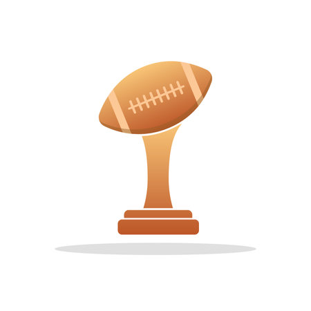 American football Vector Clipart, Rugby Colorful Vector, Rugby illustration, American football Clipart, Football Clipart, Sports illustration, American Ball, Game vectorのイラスト素材