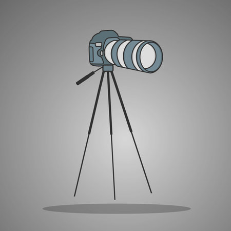 Camera Clipart Vector, Photographer Clipart, Camera Icon, Colorful Camera Vector,  Camera Vector, Photographer Icon, World Photography, World Photography Day, Photographer Clipartのイラスト素材