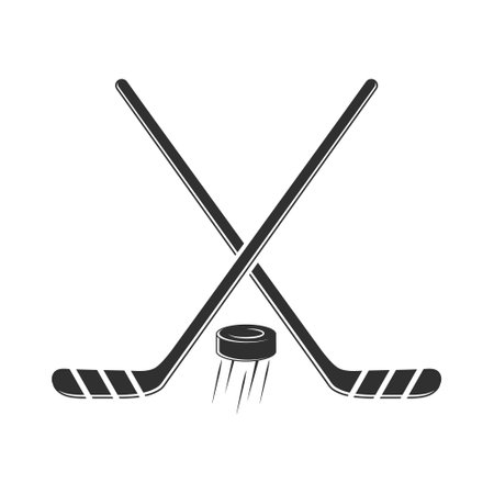 Hockey Vector, Sports illustration, Hockey, vector, Ice Hockey silhouette, silhouette, Sports silhouette, Game vector, Game tournament, Hockey Tournamentのイラスト素材