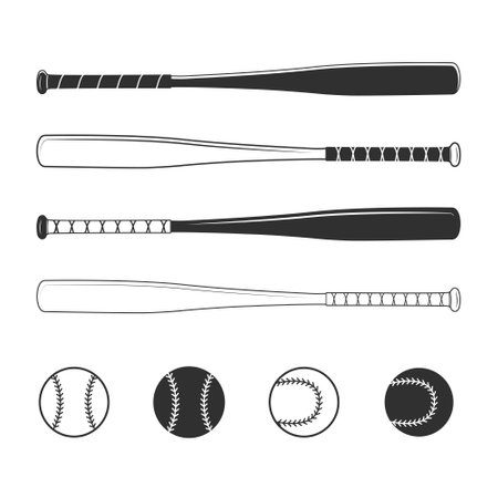 Baseball Vector, Sports, Baseball, vector, silhouette, Sports silhouette, Baseball logo, Game vector, Game tournament, Baseball Tournament, Baseball typographyのイラスト素材