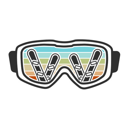 Vintage Snowboarding Typography, Retro Snowboard Typography, Classic Snowboarding Artwork, Old-School Snowboarding Design, Retro Typography, Vintage Design, Snowboarding Typographyのイラスト素材