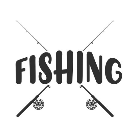 Stylish Fishing Typography, Creative Fishing Design, Fishing Enthusiast's Tee, Unique Fishing Typography Shirt, Trendy Typography for Anglers, Graphic Tee Design, Vintage-Inspiredのイラスト素材