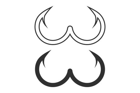 Fishing Hook Vector, Fishhook silhouette, Fishing Hook Set, Premium Quality Fishing Hook Vector, Fishing Hook Graphics, Stylish Fishing Hook, illustration, Classic Fishing Hooksのイラスト素材