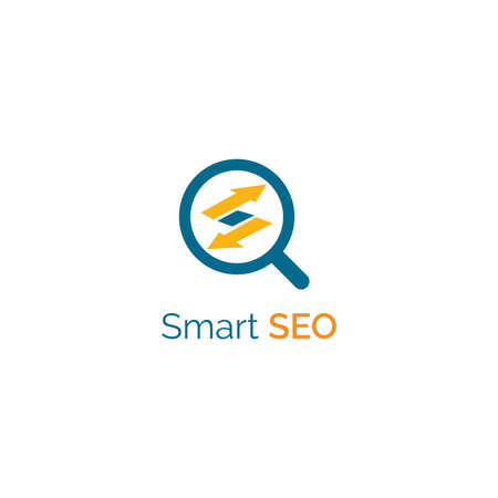 Smart SEO logo design templateのイラスト素材