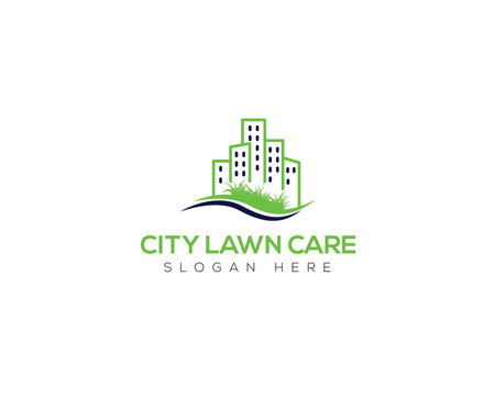 City Landscape Logo Design Vector, Real Estate Logo Template, Building Iconのイラスト素材