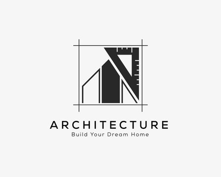 Architecture Logo Design Template, Construction Logo Template, Architecture Logo Designのイラスト素材