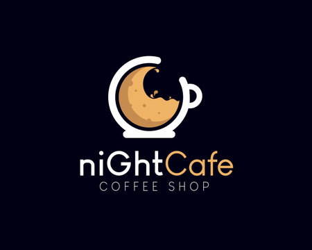 Coffee Logo Template, Coffee Shop Logo Design Vectorのイラスト素材
