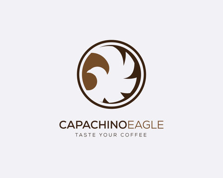 Carpathino eagle  Logo Template vector icon illustration design Premium Vector.のイラスト素材