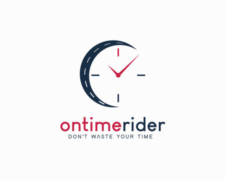 Clock Logo Design Template. Time Logo Design Vector, Time Logo Templateのイラスト素材