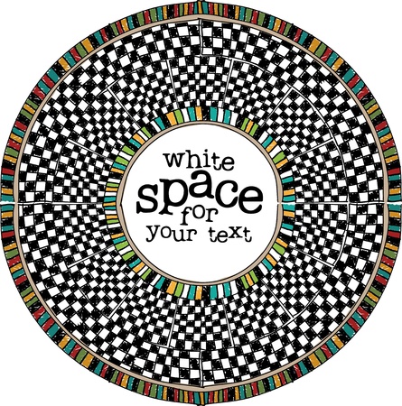 Artistic freehand Background. Vector illustration のイラスト素材