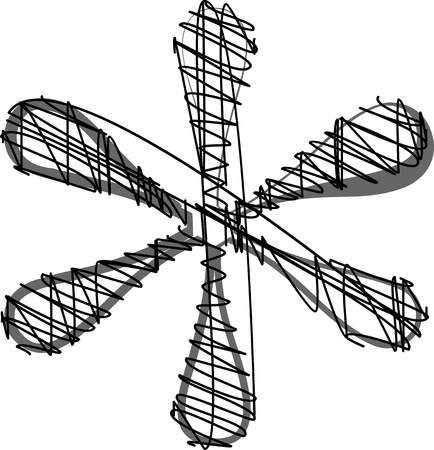 Hand draw font. Vector illustrationのイラスト素材