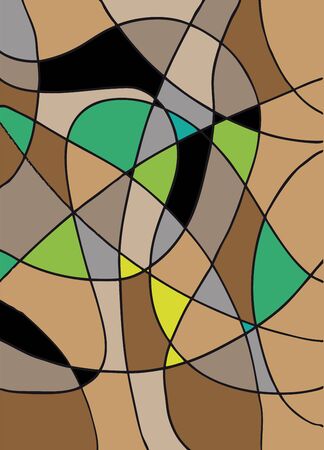 Hand drawn abstract background. illustrationのイラスト素材