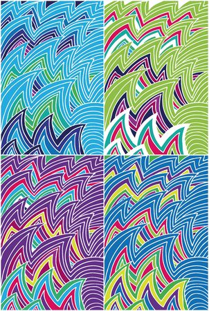 Abstract water waves background  Vector illustrationのイラスト素材