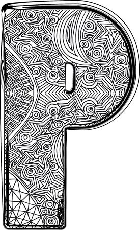 Fantasy font. Vector illustrationのイラスト素材