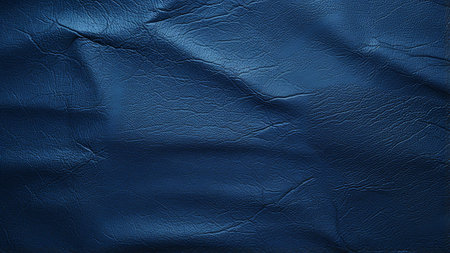 Blue leather texture background for designの写真素材