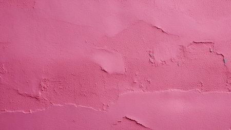 Pink painted wall texture. Abstract background for design with copy space.の写真素材