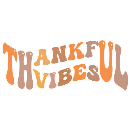 Thanksgiving. Sticker for social media content. Vector hand drawn illustration design.のイラスト素材