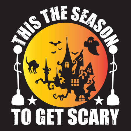 Halloween design over black background, vector illustration.&#xA;のイラスト素材
