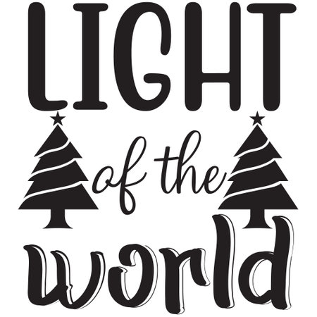 Let it snow winter card with christmas trees. Vector illustration.のイラスト素材