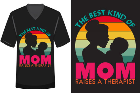 Mothers day design, vector illustration eps 10. T-shirt print design.のイラスト素材
