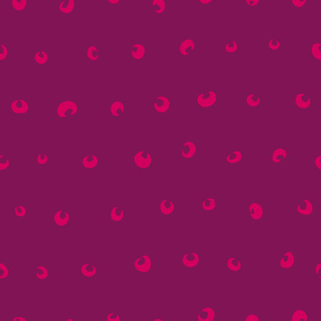 Pink hand drawn crescent shape seamless repeat patternのイラスト素材