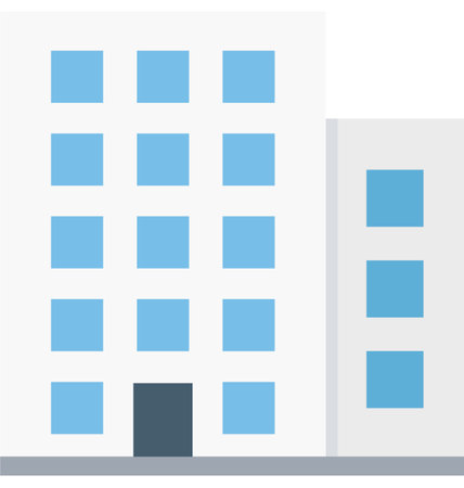 This is Building Color Vector Icon very useful for your health, fitness and medical related project, buy this vector and make more catchy Your Projectのイラスト素材