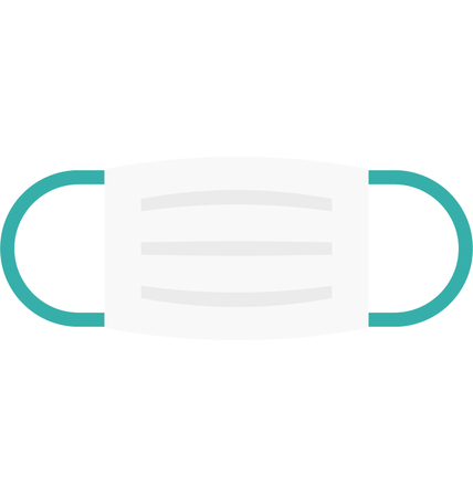 This is Doctor Mask Colored Color Vector Icon very useful for your health, fitness and medical related project, buy this vector and make more catchy Your Projectのイラスト素材