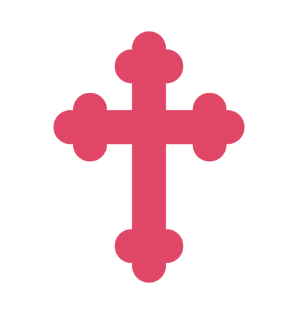 Holy Cross Vector Illustration Iconのイラスト素材