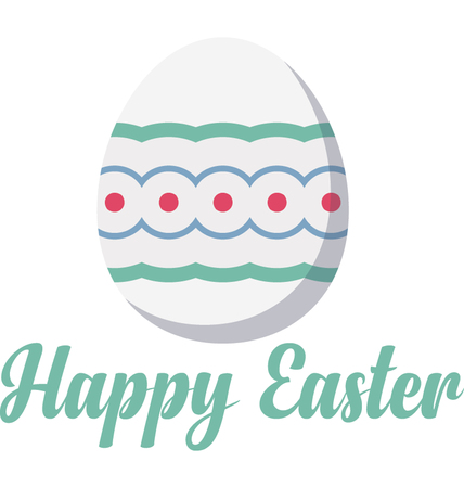 Easter Egg Vector Illustration Iconのイラスト素材