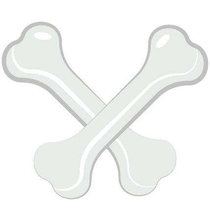 Dog Bone Vector Icon  customized and editableのイラスト素材