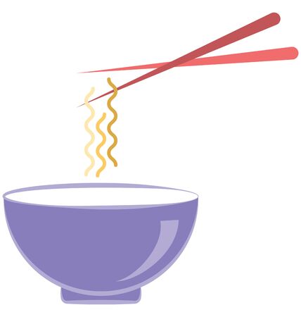 Noodles Isolated Vector Icon which can easily modify or editのイラスト素材