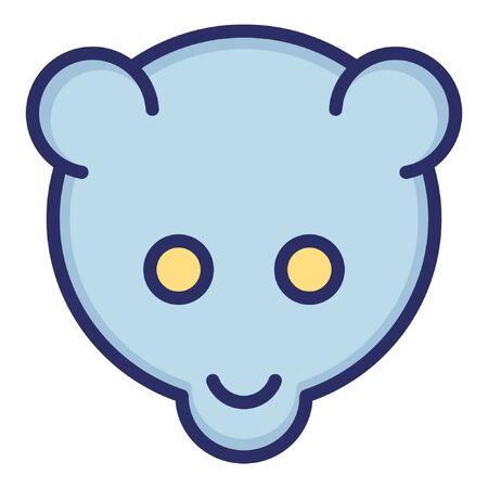 Panda  Isolated Vector Icon which can be easily modified or edited as you wantのイラスト素材