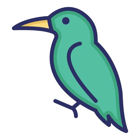 Hummingbird  Isolated Vector Icon which can be easily modified or edited as you wantのイラスト素材