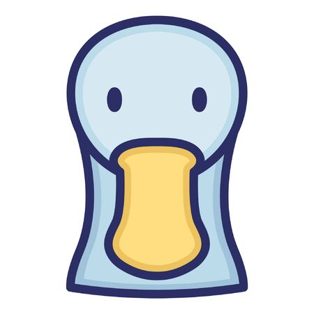 Mallard Duck  Isolated Vector Icon which can be easily modified or edited as you wantのイラスト素材
